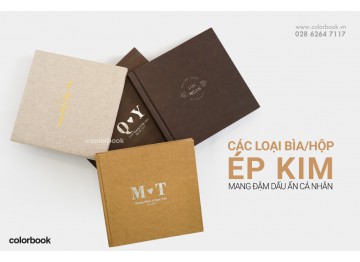 Các loại bìa Ép kim Photobook